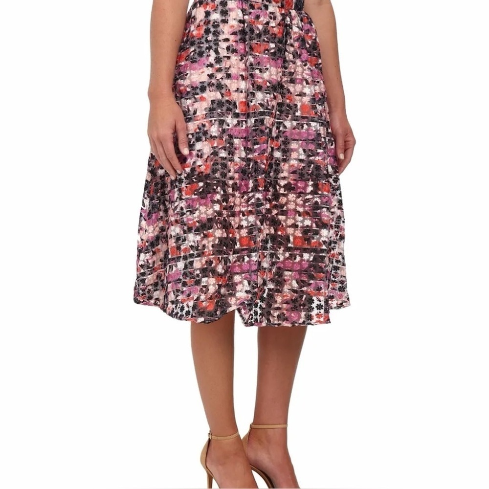 Sam Edelman Enchanted Kiss Organza Floral Skirt Size 2 EUC - Picture 3 of 7
